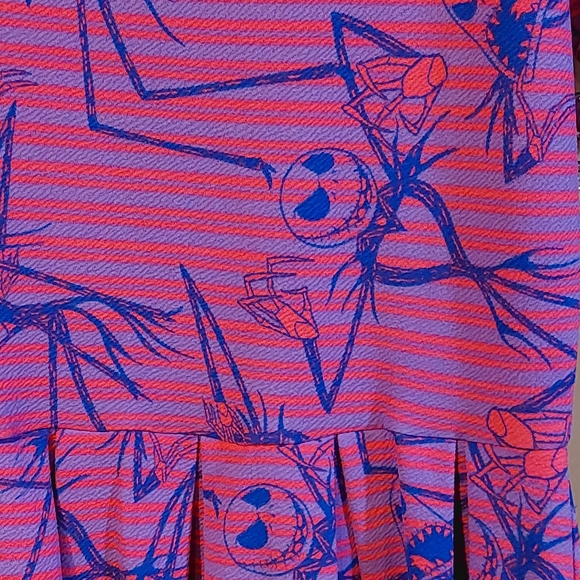 LuLaRoe "Amelia" Nightmare before Christmas Jack dress with pockets - Picture 3 of 5